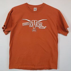 Texas Longhorns Vince Young InVinceible Pasadena Bound Rose Bowl T-Shirt SZ L